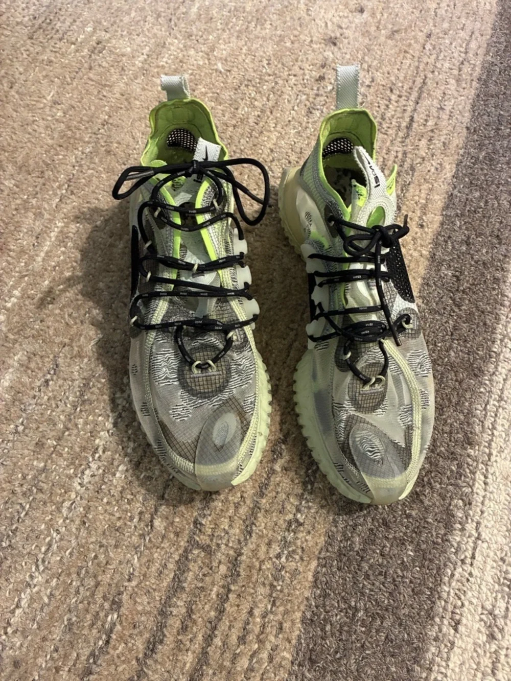 Nike ISPA Flow 2020 SE Spruce Aura Sneakers Size 9 Athletic Trainers